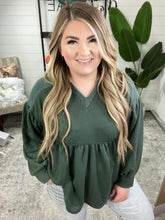 Load image into Gallery viewer, She's Not Wrong Hooded V-Neck Pullover