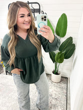 Load image into Gallery viewer, She's Not Wrong Hooded V-Neck Pullover