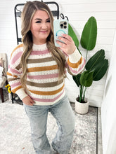 Load image into Gallery viewer, First in Line Striped Sweater