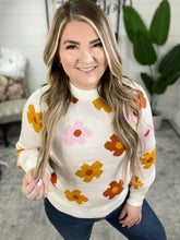 Load image into Gallery viewer, Falling Flowers Floral Sweater