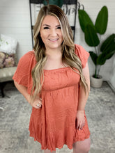 Load image into Gallery viewer, Short Sleeve Dress In Guava