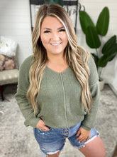 Load image into Gallery viewer, Magi Lune V-Neck Sweater