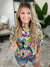Load image into Gallery viewer, Lizzy Top in Neon Floral