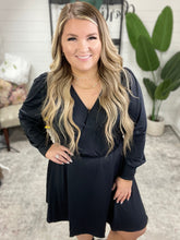 Load image into Gallery viewer, Black Elegance Skort Dress