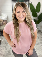 Load image into Gallery viewer, Knit Dolman Top In Ballet Slipper