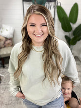 Load image into Gallery viewer, Essential Luxe Corded Crew Sweatshirt