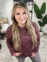 Load image into Gallery viewer, Spotted Around Town Long Sleeve Top