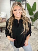 Load image into Gallery viewer, Midnight In Manhattan V-Neck Blouse