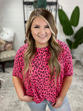 Load image into Gallery viewer, Essential Blouse in Hot Pink Leopard
