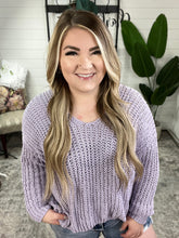 Load image into Gallery viewer, Captured My Interest Chunky V-Neck Sweater