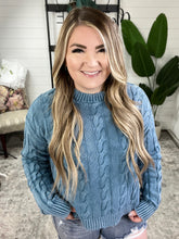 Load image into Gallery viewer, In the Right Direction Cable Knit Sweater