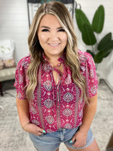 Load image into Gallery viewer, Moments Like This V-Neck Bell Sleeve Blouse