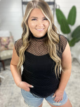 Load image into Gallery viewer, Here And Now Mock Neck Top In Black