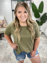 Load image into Gallery viewer, Let Me Live Relaxed Tee in Army