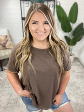 Load image into Gallery viewer, Let Me Live Relaxed Tee in Brown