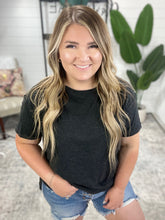 Load image into Gallery viewer, Let Me Live Relaxed Tee in Black