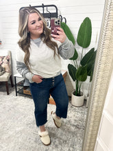 Load image into Gallery viewer, Janice High Rise Button Fly Wide Leg Crop Judy Blue Jeans