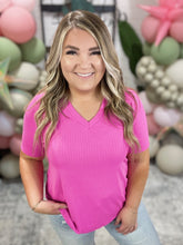 Load image into Gallery viewer, Lonesome Valley V-Neck Ribbed Top