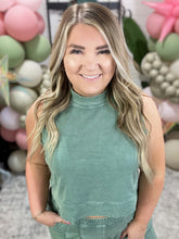 Load image into Gallery viewer, Chasing the Gains Tank Top in Olive