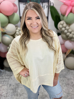 In the Highways Sweater Knit Contrast Poncho