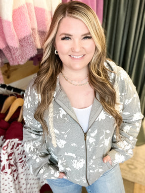 Ampersand University Fullzip in Cuddle Up Cutie