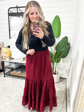 Load image into Gallery viewer, Easy Pick Tiered Maxi Skirt