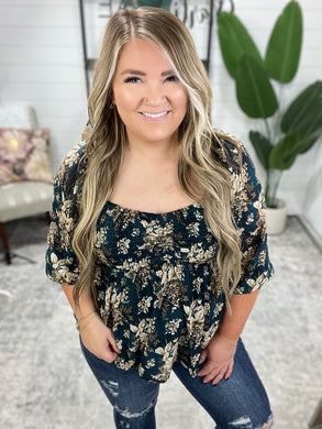 New Beginnings Square Neck Blouse