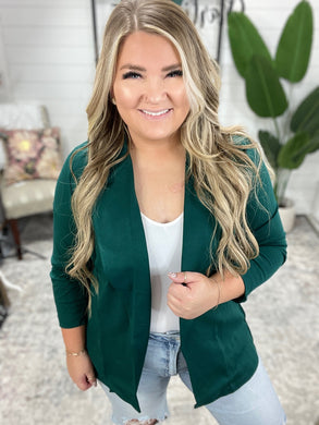 Magic 3/4 Blazer in Hunter Green