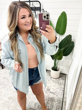 Load image into Gallery viewer, My Walkman Denim Shacket