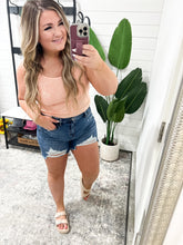 Load image into Gallery viewer, Fundamentals Ribbed Seamless Reversible Tank in Peach