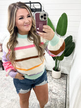Load image into Gallery viewer, Flawless Features Striped Sweater