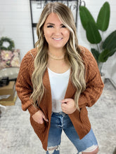 Load image into Gallery viewer, Maybe Monday Cardigan in Chestnut