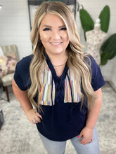 Load image into Gallery viewer, Laid Back Lace Up Top