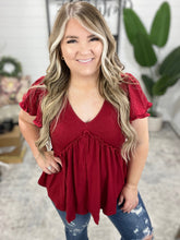 Load image into Gallery viewer, One Day Soon V-Neck Ruffle Detail Top