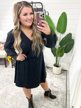 Load image into Gallery viewer, Black Elegance Skort Dress