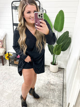 Load image into Gallery viewer, Black Elegance Skort Dress