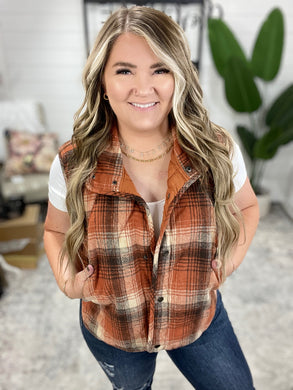 By the Campfire Plaid Vest