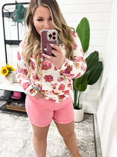 Load image into Gallery viewer, High Rise Control Top Cuffed Judy Blue Shorts in Pink