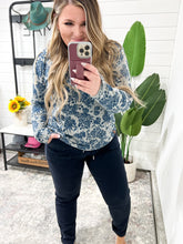 Load image into Gallery viewer, High Waisted Cuff Judy Blue Joggers in Navy