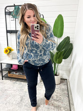 Load image into Gallery viewer, High Waisted Cuff Judy Blue Joggers in Navy