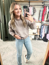 Load image into Gallery viewer, Josie Cozy Crew Sweater - Mocha