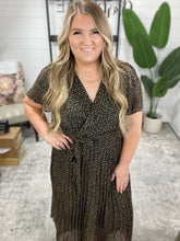 Load image into Gallery viewer, Cause a Scene Surplice Neck Dress