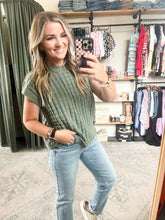 Load image into Gallery viewer, Kelly Knitted Top - Sage