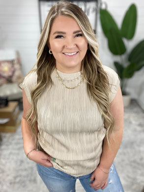 Flow With Me Embossed Top