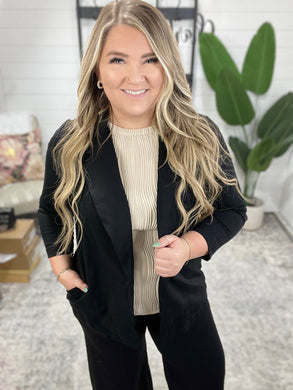 Magic 3/4 Blazer in Black