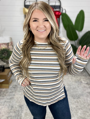 East Coast Breeze Striped Top