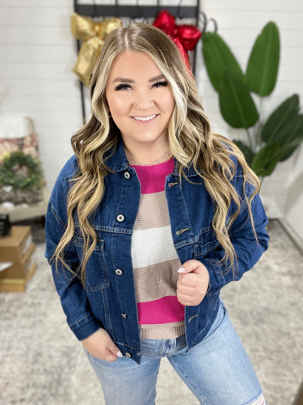 Have We Met Oversized Denim Jacket