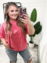 Load image into Gallery viewer, Cotton Drop Shoulder Boyfriend Tee