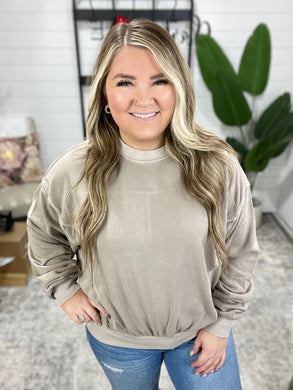 Beyond the Basics Pullover in Ash Mocha