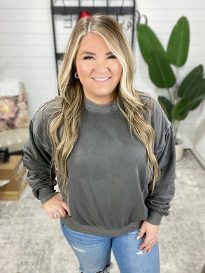 Beyond the Basics Pullover in Ash Black